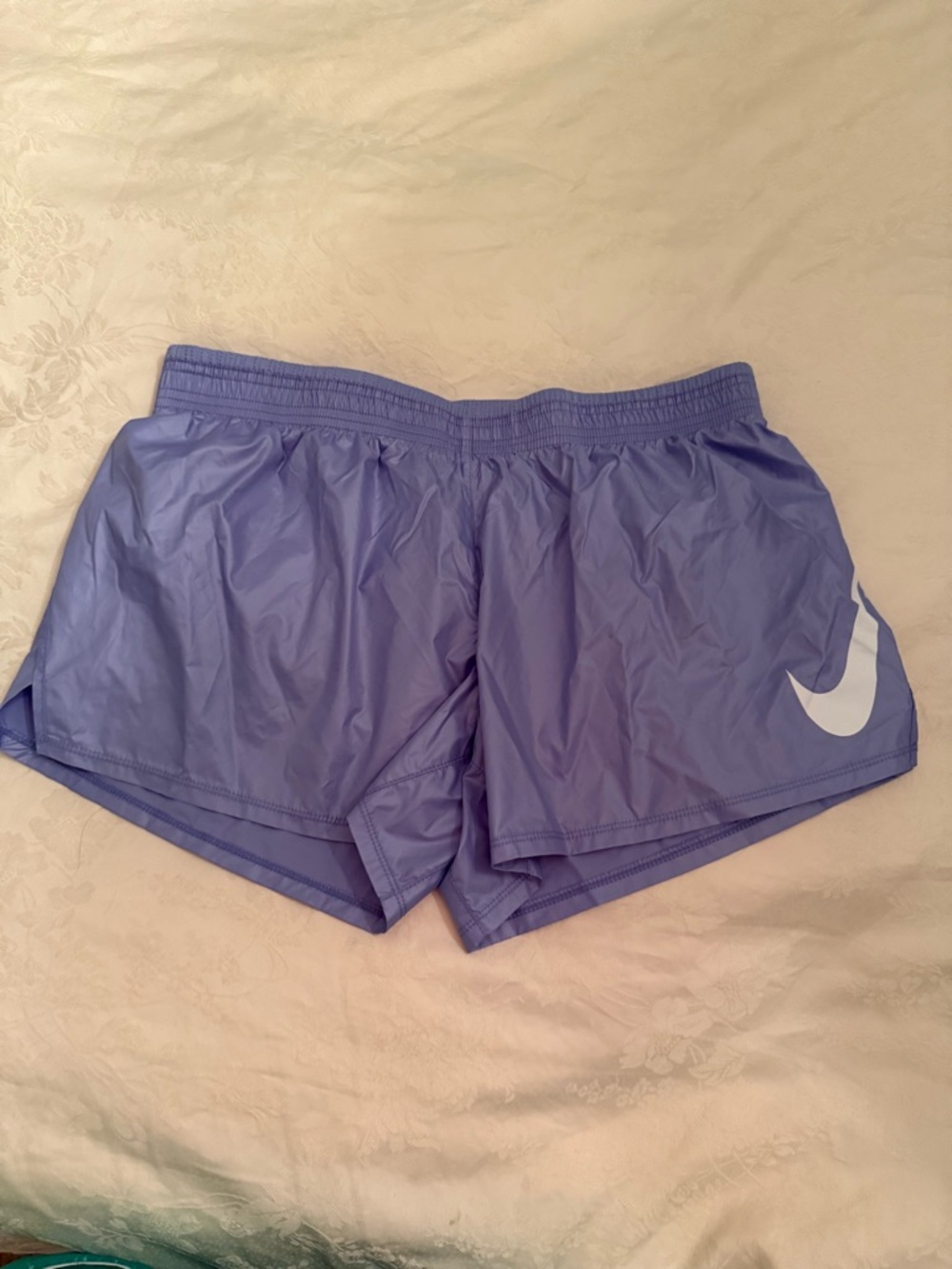 Purple Nike shorts size L